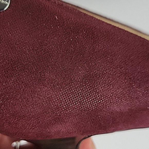 Calvin Klein Ashley Pointed Toe Pumps in Burgundy Size 8.5 - Picture 10 of 12